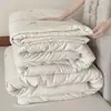 Colcha de Gasa de Doble Capa de Algodón Puro Colcha de Soja Colcha de Primavera y Otoño Colcha para Cuatro Estaciones Colcha de Algodón Colcha de Invierno Colcha Núcleo para Cama Individual y Doble Colcha Fresca de Verano de Algodón Puro