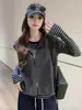 Chaleco sin mangas con capucha y cremallera 100% Lana de Seda para Mujer Cárdigan de Punto Casual Chaleco Holgado Primavera/Otoño