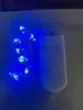 Lámpara de pila de botón 2032 ramo decorativo caja de regalo festival manualidades navideñas colgante con cadena de luces led pequeña de colores