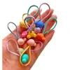 Banda Elástica de Color Caramelo para Cabello de Bebé Nueva Caja para Niños Cuerda para el Cabello Estilo Coreano Banda Elástica para Niños Venta al por Mayor