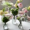Vaso em Relevo Vaso Decorativo Transparente de Acrílico Enfeites Estilo Ins Vaso com Padrão Vertical Flores Arranjo de Flores Hidropônicas
