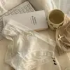 Bragas de Encaje de Seda de Hielo Ultra Delgadas de Verano para Niñas, Bragas de Encaje sin Costuras de Secado Rápido para Mujer, Bragas de Triángulo para Mujer