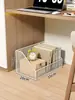 Estante de Almacenamiento Debajo del Escritorio Estante de Almacenamiento de Libros y Mochilas de Múltiples Niveles con Ruedas Carrito Pequeño Móvil Gabinete de Almacenamiento para Estación de Trabajo de Oficina