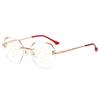 Nuevas Gafas de Lectura de Moda para Mujer 2022 Anti-azul HD con Adorno de Diamante, Venta al por Mayor, Doble Luz para Ver de Lejos y de Cerca