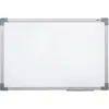 Quadro branco com moldura de alumínio 070X050Cm. UV Suave