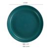 Plato de Paja de Trigo Transfronterizo 20CM23CM Plato para Frutas Casero Plato para Empanadillas Cantina Plato de Plástico Venta al por Mayor Regalo