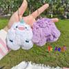 Colgante de monstruo de peluche de moda de celebridad de Internet, lindo muñeco monstruo de ojos grandes y pelo largo, broche de bolso, muñeca de máquina.