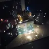 Lámpara de cuerda de cobre led rojo neto lámpara de decoración de pastel ramo fresco lámpara colorida caja de regalo flash lámpara de cuerda blanca cálida