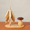 Esterilla Aislante del Calor, Esterilla Antiescaldado en Forma de Árbol, Esterilla Aislante del Calor para Mesa de Comedor, Esterilla de Madera de Bambú de Gama Alta para Platos y Tazones de Cena, Decoración de Esterilla de Madera de Bambú Resistente a Altas Temperaturas