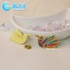 Broche de metal esmaltado imitação de esmalte papagaio cor pássaro personalizado Wen Chuang distintivo de metal esmaltado personalizado