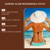 Parche de Cuidado para Bronceado Corporal para Uso en Exteriores y Playa, Creando un Tono de Piel Bronceado Sin Exposición al Sol, Amigable con la Piel, Transpirable, Material Ligero