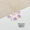 Linda Estrella de Diamante Amor Luna Estrella de Cuatro Hombres Pintura para Hornear Cuentas Hecho a Mano Cadena para Teléfono Móvil Collar Accesorios para Pasador de Pelo
