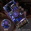 Adecuado para la Nueva Funda de Teléfono Samsung S25, S23 con Iluminación para Llamadas Entrantes, Note20 Oso Mecánico, S24Fe Nave Voladora, S22