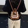 Mochila Casual Femenina de Alta Gama Estilo Coreano Girly, Modelo Nuevo 2025 con Piel Sintética y Lunares, Mochila Pequeña Versátil y a la Moda