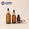 Transfronterizo en stock 5-100ml anillo de bambú botella gotero de vidrio esmerilado botella de esencia botella de esencia botella de stock sub-embotellado