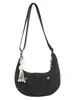 Bolso cruzado de estilo coreano, nuevo, moderno, de alta apariencia, nicho, color sólido, simple, estilo universitario, para mujer, ligero y de gran capacidad