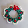 Collares Tejidos de Hilo de Mascota de Colores, Baberos para Gato, Bufandas para Cuello de Abeja, Baberos para Perro, Accesorios Lindos