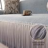 Manta para Sofá Retro de Chenilla Estilo Francés, Cubre Sofá de Lujo Ligero y Alta Gama, Funda para Sofá de Envoltura Completa, Cojín Resistente a Arañazos de Gato
