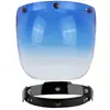 Óculos à Prova de Vento com Lentes Bolha, Óculos de Sol Transparentes Meio Capacete, Óculos à Prova de Vento, 4 Capacetes, Capacete Bobo Retro Universal 3