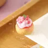 Cena de Brinquedo Alimentício em Miniatura DIY Transfronteiriça com Acessórios, Pequenos Enfeites, Acessórios, Bolo de Sobremesa, Pudim Sanduíche Creme