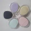 Versión en Inglés Almohadilla de Aire para Dedos de Malvavisco Tamaño Pulgar Transfronteriza, Doble Uso para Aplicación Seca y Húmeda, No Absorbe Exceso de Polvo, Esponja de Maquillaje