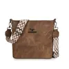 Bolsa Feminina Transfronteiriça 2026 Nova Estilosa Bolsa Saco de Couro Macio Grande Capacidade para Mães de Meia-idade Bolsa Feminina de Ombro Único Transversal