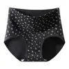 Pantaletas Florales Vintage para Mujer 10A Antibacterianas Entrepierna Extendida Pantaletas Florales Cintura Media-Alta Calzones para Mujer