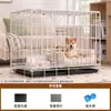 Jaula para Perros Teddy Especial para el Hogar Casa de Metal para Perros Tipo Plegable Espacio Grande Interior Jaula para Perros Medianos y Pequeños Jaula Valla para Mascotas