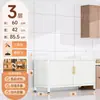 Armario de Almacenamiento Ajustable para Balcón Armario de Almacenamiento Integrado Montado en Pared Impermeable Protección Solar Armario de Hierro de Múltiples Capas Estante de Almacenamiento para el Hogar