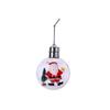 Bola navideña transfronteriza de 100 cm para ventana, colgante para árbol de Navidad, decoración navideña, bola luminosa, bola transparente, adornos creativos