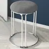 Bancos Redondos, Bancos de Acero Inoxidable, Bancos Apilables, Sillas de Hierro Forjado, Bancos Gruesos para Comedor Doméstico, Bancos Gruesos de Plástico
