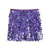 Falda Corta Mini Ajustada al Cuerpo con Lentejuelas Sexy de Cintura Alta para Discoteca Europea y Americana Transfronteriza F69980