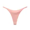 Ropa interior de seda helada sin costuras transfronteriza europea y americana, tanga sexy para mujer, bikini invisible para yoga y deportes