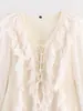 Vestido de gasa de primavera para mujer estilo europeo y americano con volantes multicapa 250815