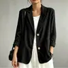 Americana y Europea Transfronteriza Amazon Comercio Exterior Nueva Chaqueta de Traje de Pana Casual Versátil de Otoño e Invierno Temperamento Retro