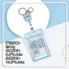 Portatarjetas Transparente Shaker para Hobby Etiqueta de Nombre para Estudiante Tarjeta de Campus Portatarjetas IC En Stock Lanyard para Empleado Funda Protectora para Tarjeta de Identificación de Fábrica