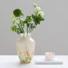 Florero de Vidrio Nublado Arreglo Floral Escritorio Sala de Estar Utensilios Decoración de Cultivo de Agua Estilo Moderno Simple Francés de Vidrio Lujo Accesible