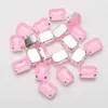 Rhinestone Rectangular 10*14mm Color Moca Accesorios para Joyería DIY Cabezal de Taladro de Garra Cosido a Mano de Vidrio Diadema Pasador Accesorios para Zapatos de Boda