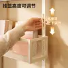 Estante de almacenamiento sobre la cama, solución de almacenamiento para dormitorio, montado en la pared, no requiere taladro, para modificación de litera de dormitorio, cesta colgante de mesita de noche