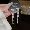 Pendientes Versátiles de Nuevo Temperamento Estilo Coreano Venta al por Mayor Pendientes de Lujo Ligero de Gama Alta Exquisitos Pendientes de Gota de Agua con Borlas Joyería para Mujeres