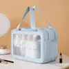 Bolsa organizadora de viagem, nécessaire, bolsa de higiene pessoal, bolsa de praia simples para natação e fitness, prática para produtos de higiene pessoal