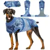 Roupas para cães pequenos, médios e grandes, colete protetor de barriga tipo urso de pelúcia, proteção para a barriga para prevenir resfriados, roupas pós-castração para cadelas, roupas para desmame