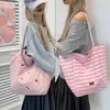 Nube Ligera Cruzando el Islote Perro Lindo Bolso Tote Dulce para Niñas Sensación Fresca y Sanadora Bolso de Hombro Versátil de Doble Cara para la Escuela y Salidas