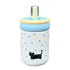 Termo Infantil de Acero Inoxidable 316 con Popote, Taza Doble para Beber, Taza de Regalo Año del Dragón, Taza de Agua Grabable, Tetera para Mujer
