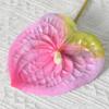 Sinta fogo de palma vermelha 3D palma de ganso flor artificial planta material de flor de casamento decoração de casamento arranjo de flor artificial fábrica atacado