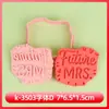Serie de Boda Cortador de Galletas Anillo de Diamante Dibujo Animado 3D Cortador de Galletas Ramo de Boda DIY Galletas Impresas Artificialmente