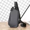 Bolsa de Peito Masculina Transfronteiriça Nova 2025 Bolsa de Ombro Casual Leve Bolsa Transversal Simples Versátil Fashion Bolsa Masculina Atacado