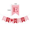 Bandera de fiesta temática de San Valentín transfronteriza, traje de flores, pancarta de amor BE MINE, decoración para fiesta de boda