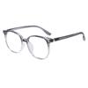 Gafas de miopía de moda para hombre, ultraligeras TR90 con montura para miopía, gafas de miopía con montura grande retro para mujer, gafas lisas populares en Internet.