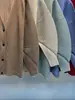 Roupas Femininas de Alto Padrão Nanyou Primavera 2026 Novo Cardigan de Tricô Manga Longa Solto Tamanho Grande Jaqueta Plissada para Mulheres com um Toque de Alto Padrão